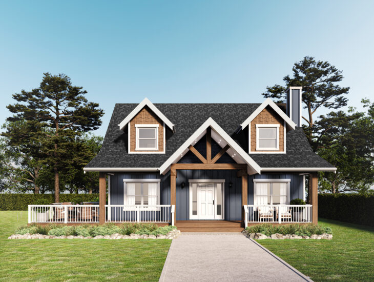 Savona Home Plan Front Rendering