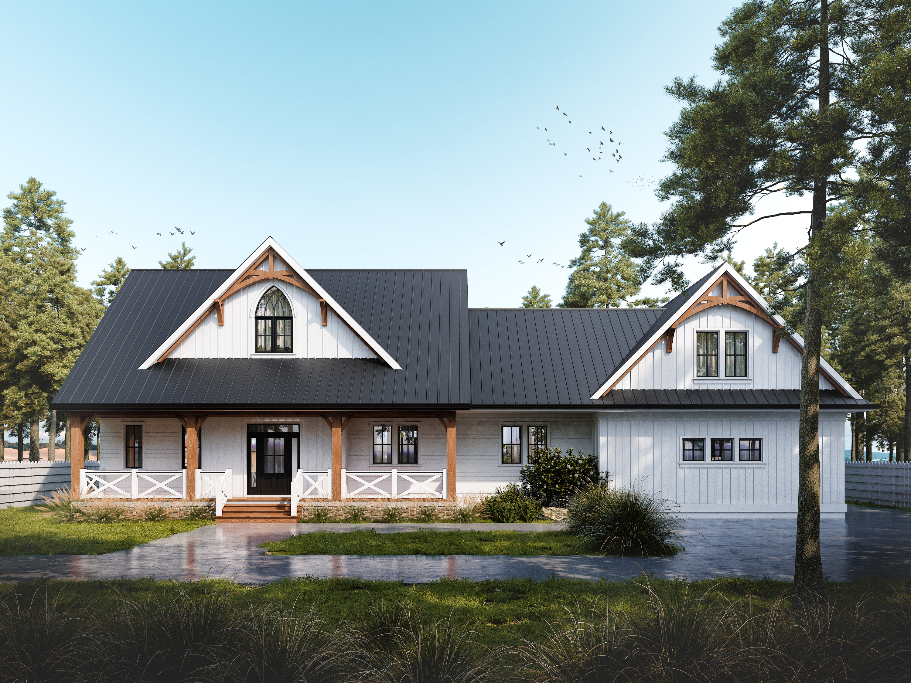The Chinook, a West Coast style house plan