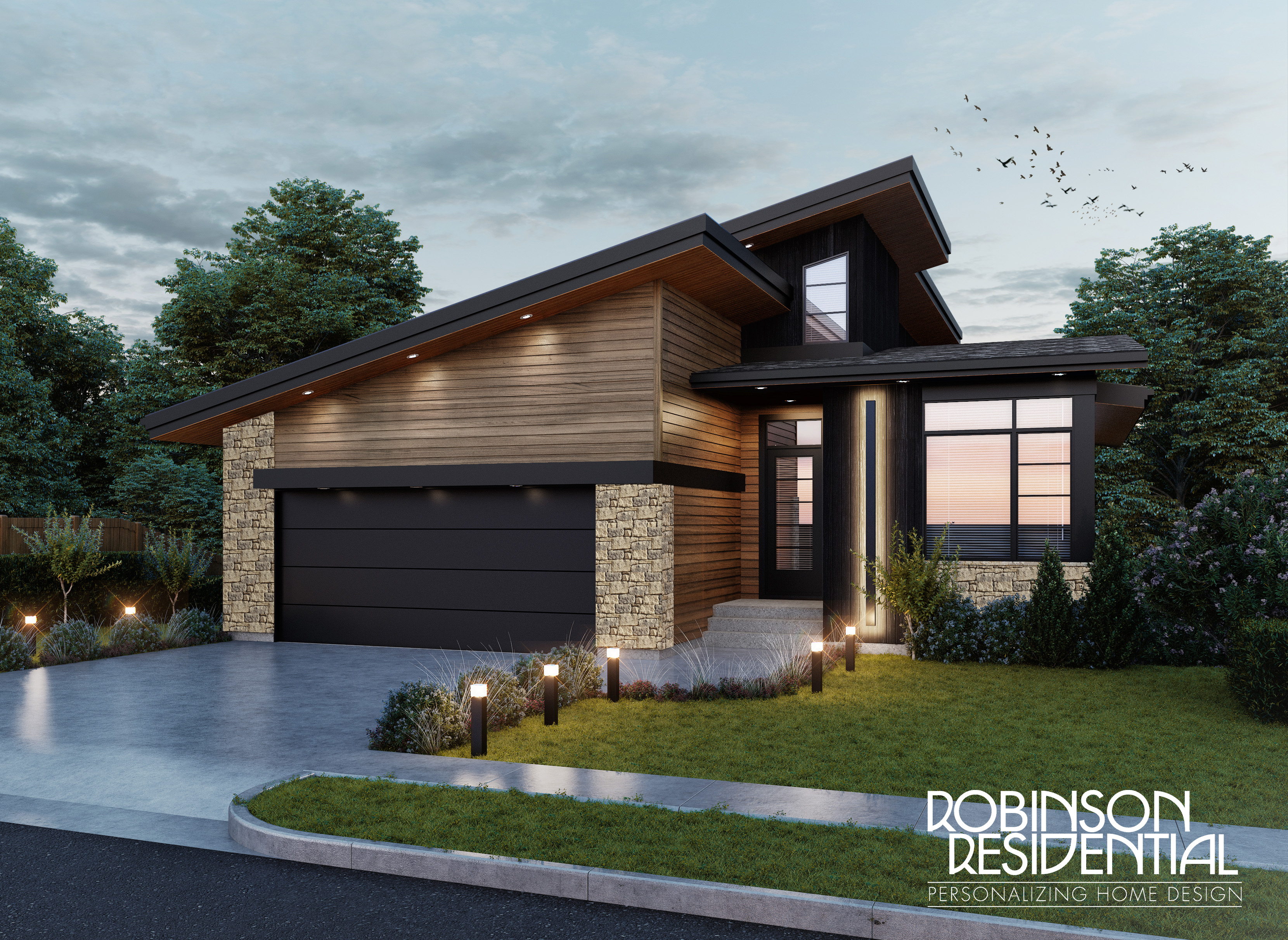 The Woodside, a West Coast style house plan