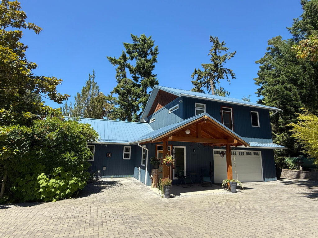 Full view of the addition located on British Columbia's coast