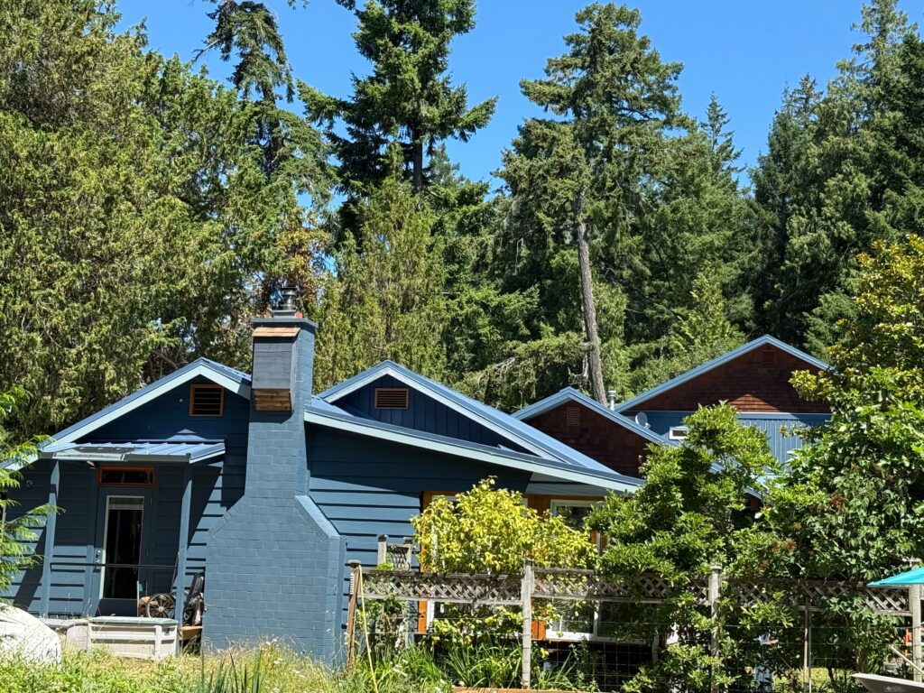 The main home that the addition is attached to
