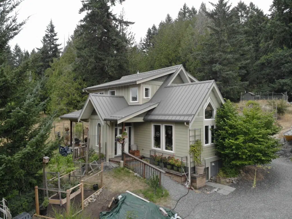 Front entrance amongst the trees