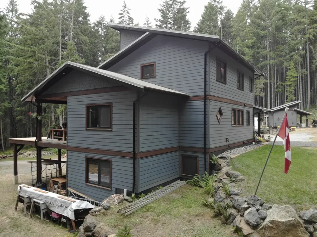 This house is located on Vancouver Island, BC, Canada