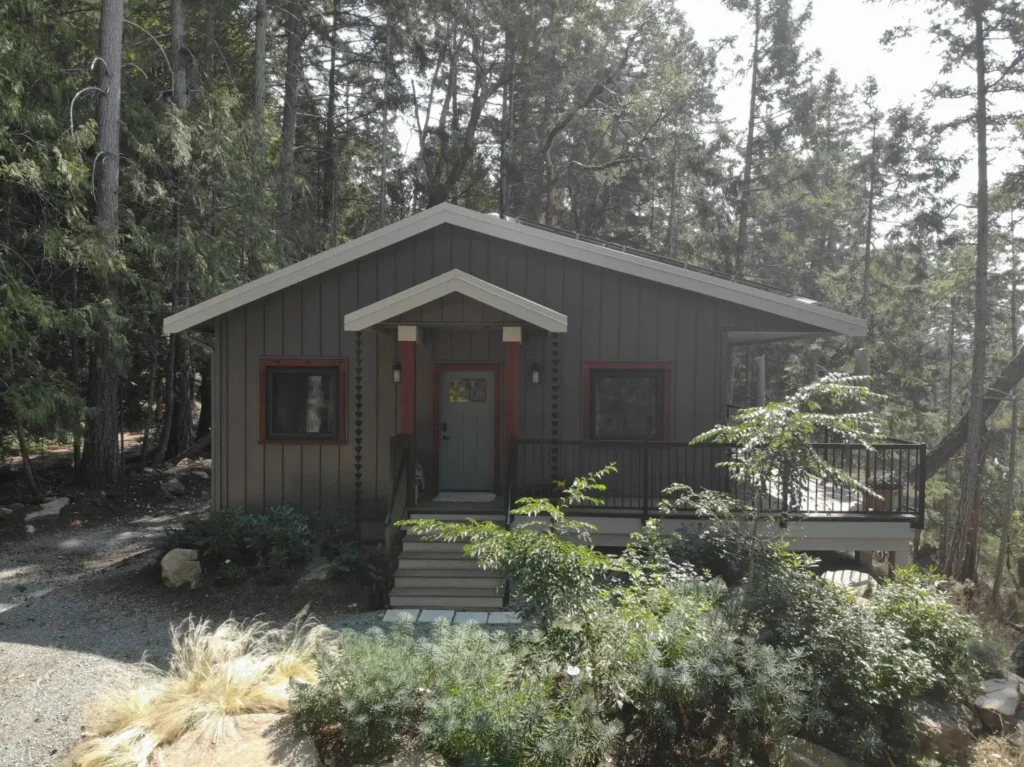 A quaint entryway that leads into a hidden retreat