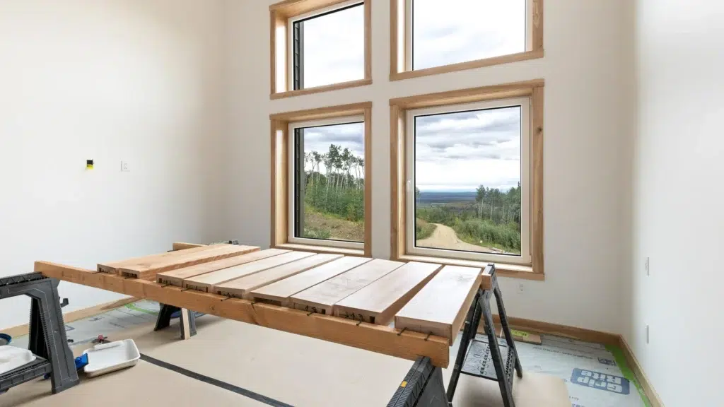 The spectacular view from the dining room